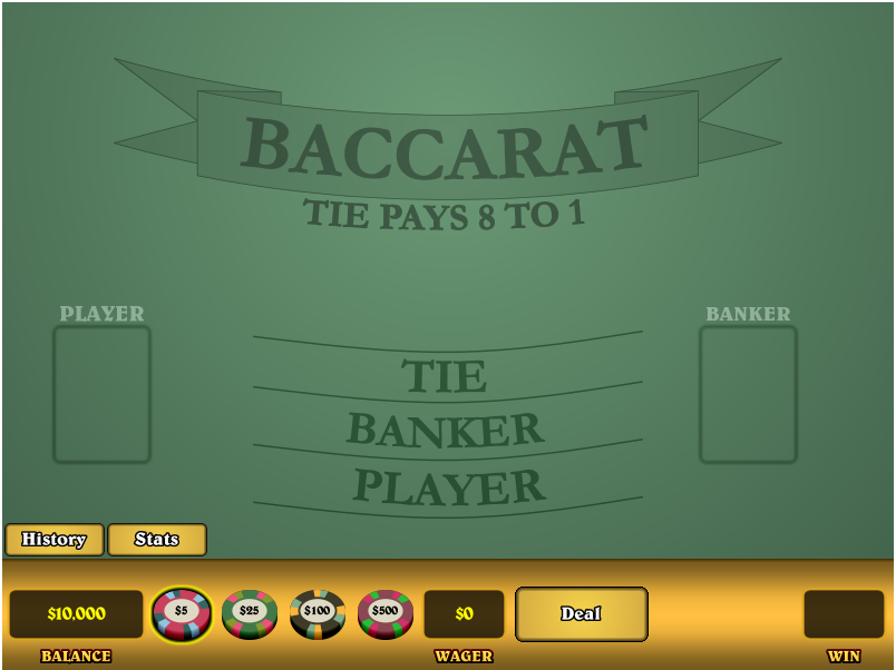 Bet Selection Baccarat