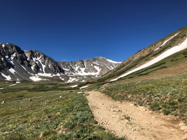 On the trail to Grays Peak