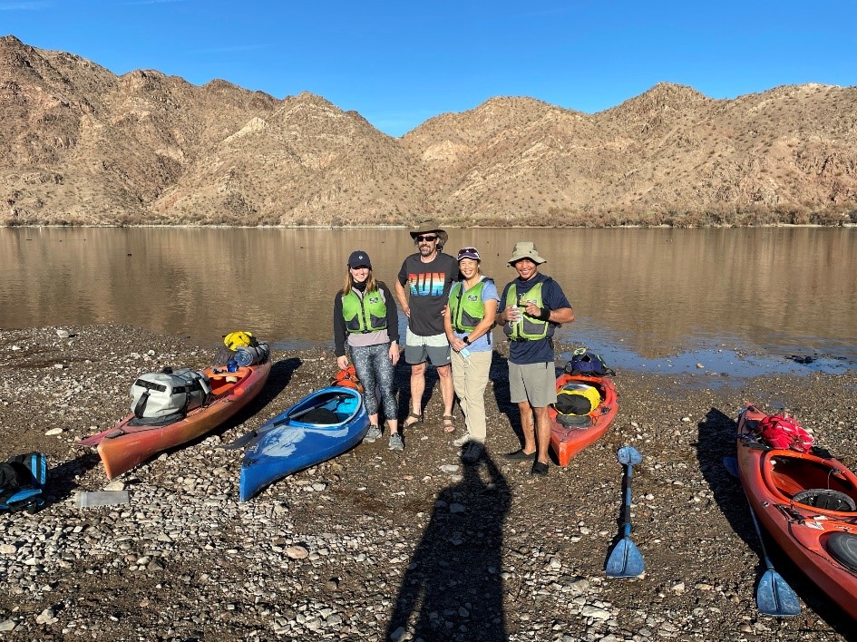 Colorado River Kayak Adventure - fearless four