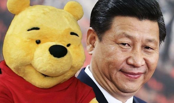 Chinese leader with Winnie the Pooh