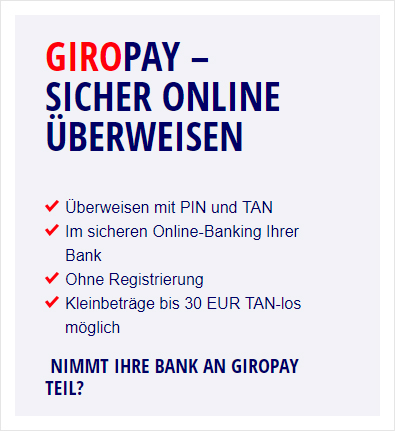 Giropay payment
