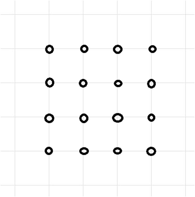 4x4 dot matrix puzzle