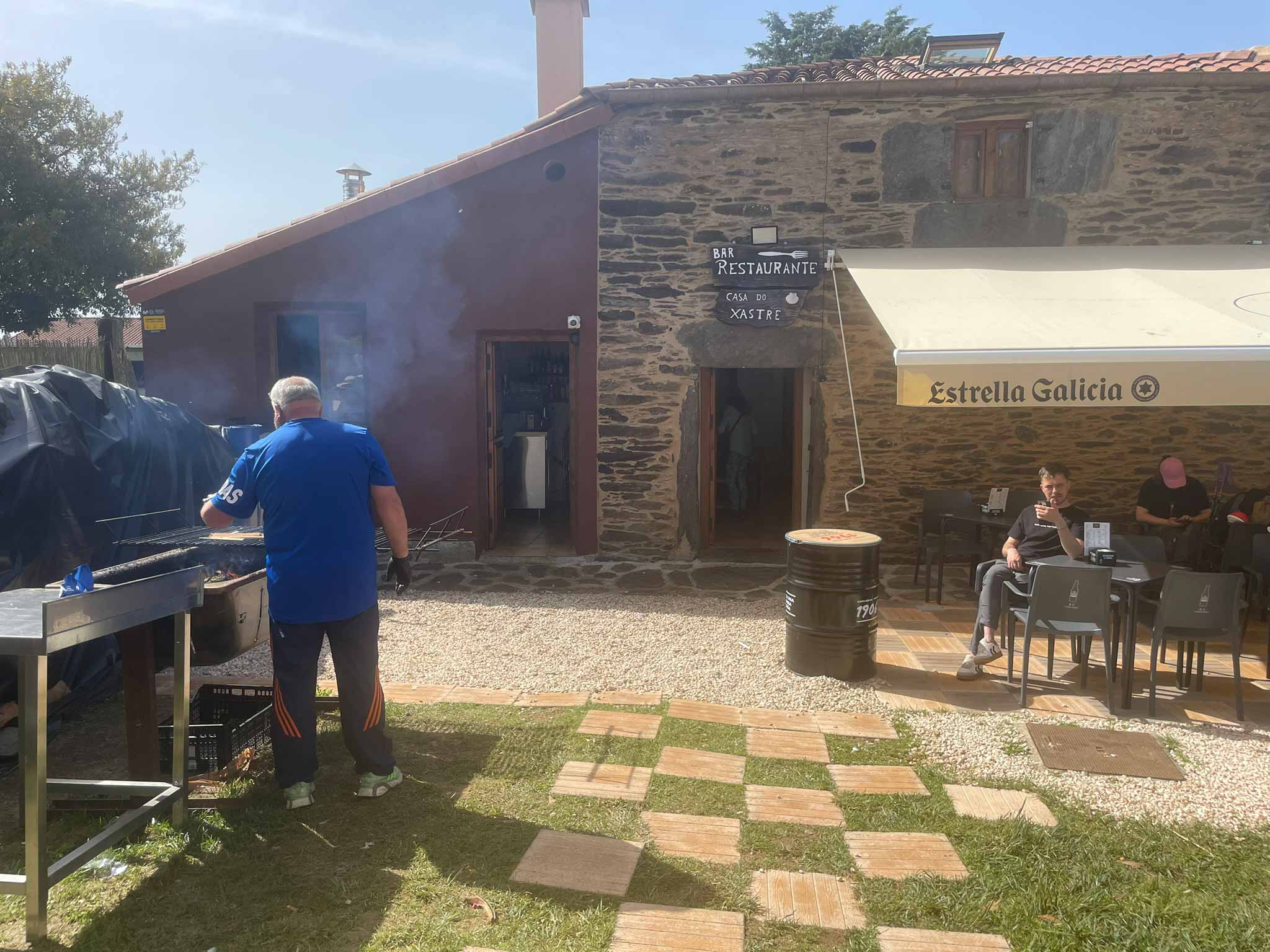 My last lunch on the Camino