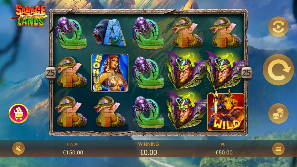 Savage Lands slot by Apollo Games