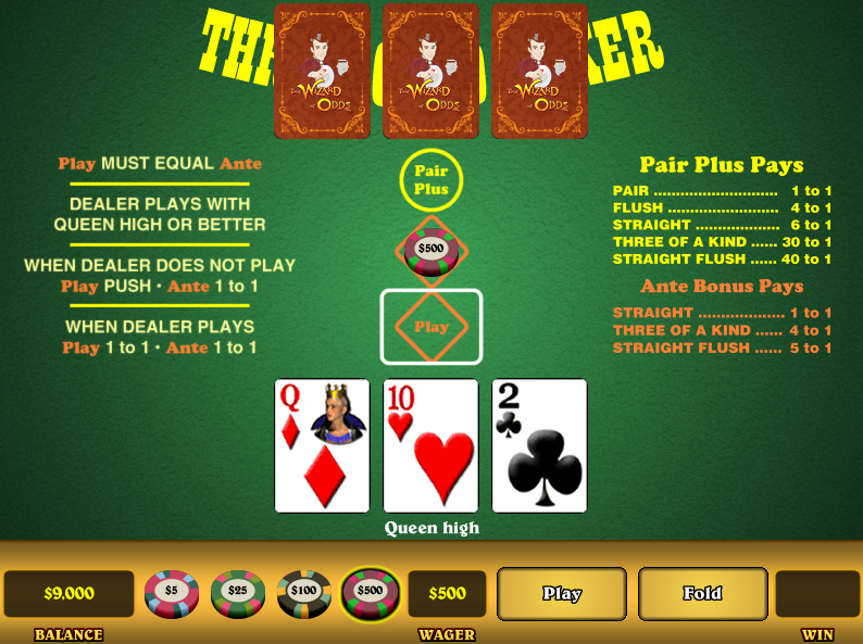 Play 3 Card Poker for Free or For Real Money in 2024