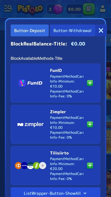 Pistolo Casino Mobile App