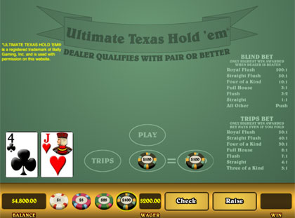 Ultimate Texas Hold 'em