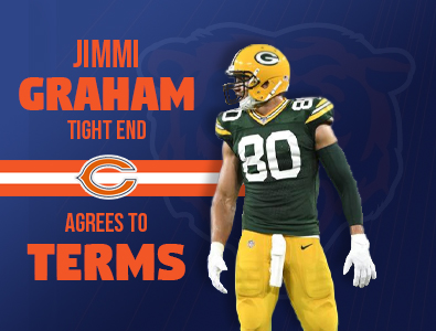 Source -- Jimmy Graham goes to Chicago for 2 years, $16M - ESPN