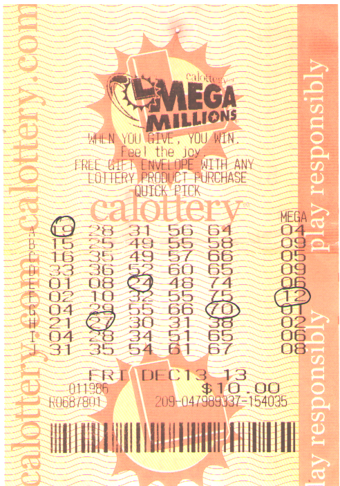 mega million lotto tickets