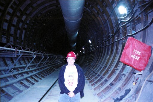 The entrance of the Yucca Mountain nuclear waste depository entrance