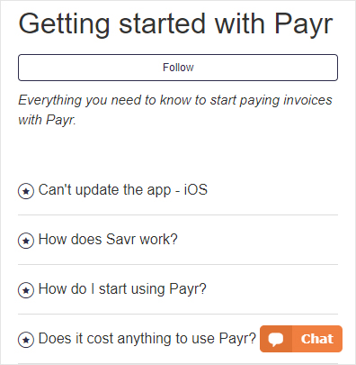 Getting Started Payr
