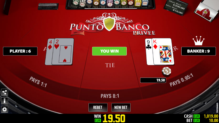 Live casino betting