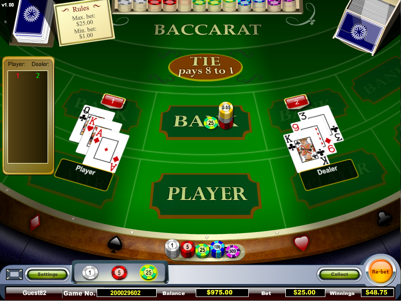 Baccarat Game Odds